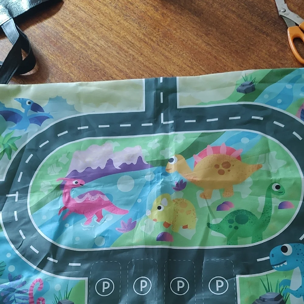 Dinosaur Adventure Kids Tote Bag - Play Mat